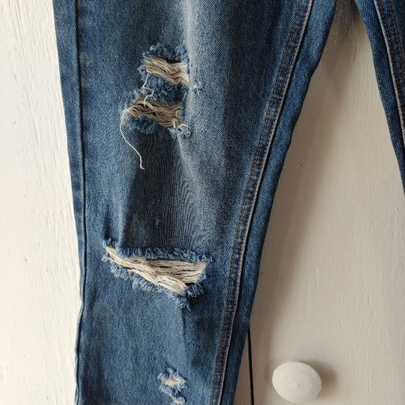 Special A Los Angeles High Rise Distressed Ankle Jeans 100% Cotton SZ 27 - Picture 4 of 12